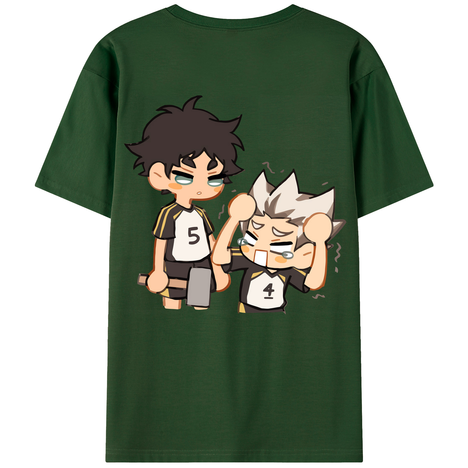 （画像用） ハイキュー!! Haikyu!! 綿100％半袖Tシャツ（背面プリント）